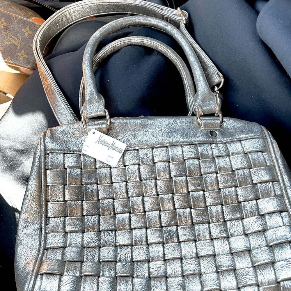 Vintage Neiman Marcus Silver Purse